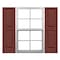 Ekena Millwork Mid-America Vinyl, Standard Size Williamsburg Double Panel Shutters, 21471027, PR 00021471027 - alternate 1